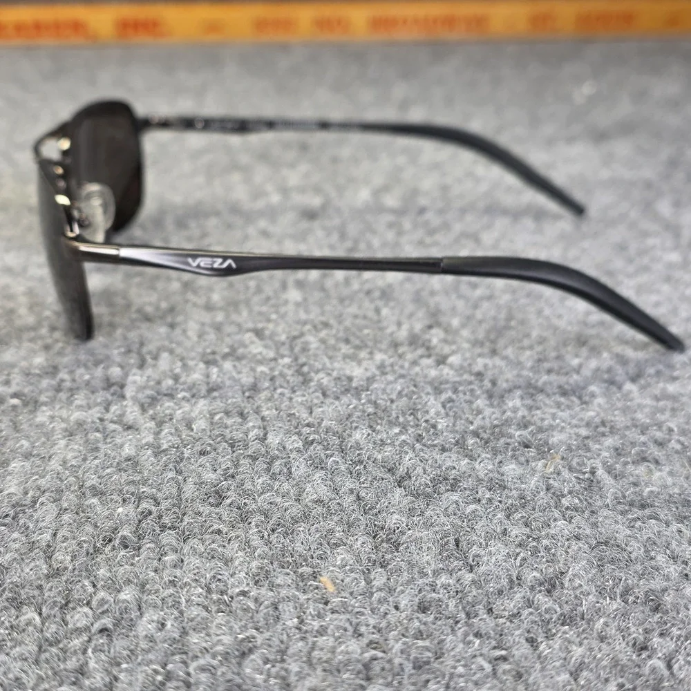 Veza Aviator Wedge Sunglasses Frame Men's Gunmetal Gray 58-15-136